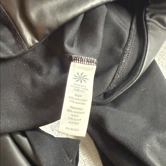 Athleta Shiny Black Leggings - Picture 9 of 10